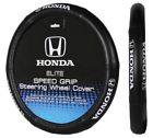 006732r01 Plasticolor Black Cushion Grip Synth Leather Steering Wheel Cover For
