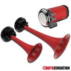 007-602 Autozensation Red Dual Trumpet Tone Compact Loud Air 0680138618263