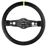 015r215fs Sparco Series Competition Black Leather Steering Wheel