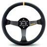015r345mln Sparco Racing Steering Wheel Leather Black