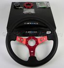 St-006r 06 Spoke Black Leather Steering Mm Nrg Red 350 Wheel