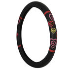 06cwc Oxgord Hearts Faux Suede Rubber Steering Wheel Cover 819918018027