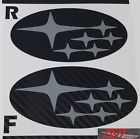 0814exto3dgrey Avt Subaru Wrx Sti Badge Emblems Overlay Vinyl Carbon Fiber
