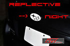 0814extorefwmblk Avt Subaru Wrx Sti Badge Emblems Overlay Vinyl White Reflective