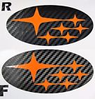 0814extosora Avt Subaru Sedan Badge Emblem Overlay Vinyl Carbon Fiber Orang