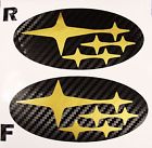0814hbeogold Avt Subaru Wrx Sti Hatchback Badge Emblem Overlay Cf Gold