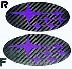 0815eowrxpurpl Avt Subaru Wrx Sti Badge Emblems Overlay Vinyl Carbon Fiber