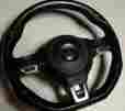 091afasy 2014 Vw Gti Multi Function Steering Wheel Black Leather Flat Bottom Oem