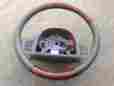 093-u-f Ford Oem 2003-05 Grand Marquis Crown Victoria Leather Wood Steering Wheel Beige