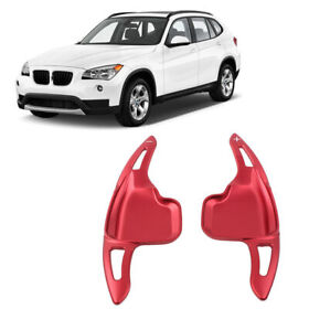 Hukyu-2050yfa048 1 Pair Gear Shift Steering Wheel Red Paddle Extension For Bmw 2 3 4 5 6 Series