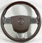 10 Cadillac Oem Woodgrain Driver Wheel Airbag Srx