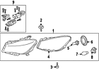 1178200261 Headlamp Assy Oem Genuine Mercedes-benz