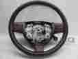 128971693 Buick 05 06 07 Terraza Black Leather Steering Driver Wheel W Audio Controls Oem