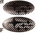 1517extoblk Avt Subaru Wrx Sti Badge Emblems Overlay Vinyl Carbon Fiber