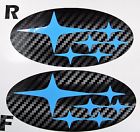 1517extolblu Avt Subaru Wrx Sti Badge Emblems Overlay Vinyl Fiber Light