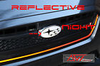 1517extorefblkmblk Avt Wrx Sti Badge Emblems Overlay Vinyl Reflective Black Matte