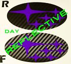 1517extorefblu Avt Subaru Wrx Sti Badge Emblems Overlay Vinyl Cf Reflective