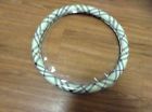 15inch 0088234692758 Burberry Auto Car Steering Wheel Cover Leather Knight Diameter 38cm Beige