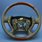 16867100 Gm Wheat Wheel Wood Oem 00-05 Steering Dark Leather Deville