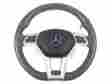 1724602703 Mercedes Benz W204 C300 Black Leather Perforated Flat Bottom Steering Wheel W Bag