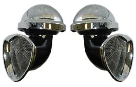 40-13802 1934 Ford Car Horn Set 6v With Brackets