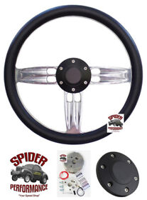 Sp1002hw14b 1969-1993 Oldsmobile Steering Wheel 14inch Double Barrel Black