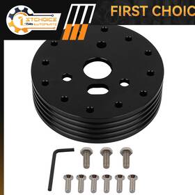 1st160196choice 1stchoice-autoparts 1 Inch Black Hub Fits Grant Apc 6 Steering Wheel To 3 Hole Adapter