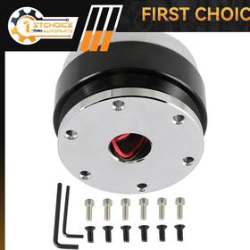 1st166132choice 1stchoice-autoparts Universal Steering Wheel Quick Release Hub Adapter For 1936-2018 Jeep Chevrolet