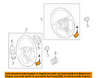 1t0419685a3q7 Volkswagen Vw Oem Tiguan Steering Pad