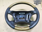 2194603303 Mercedes Leather Wood Steering Wheel Black Oem