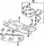 22618782 Chevrolet Oldsmobile Genuine Oem Headlamp Assy