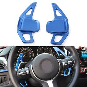 Bmw5 22shopde 550727702805 Blue Shift Paddle Steering Wheel Shifter Extension For Bmw3 F10 / F30 F80