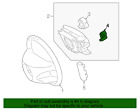230-820-23-10-9116 Mercedes-benz Genuine Switch