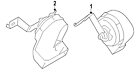 25610-3ta1a Nissan Genuine Oem High Note Horn