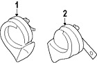 256201aa0a Genuine Horn Oem Nissan