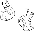25620cd00a Genuine Nissan Oem Horn