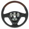 25750357 Gm New Oem Scratched Ebony Leather Wood Steering Wheel Cadillac