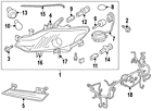26060-1aa5e Nissan Genuine Oem Headlamp Assy