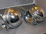 2733 Clear Hooters England Vintage Horns Pair Chromed Vespa