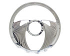 29825 Billet Specialties Polished Aluminum Eagle Steering Wheel 191215065950