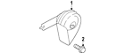 2t1z-13832-a Ford Genuine Oem Horn