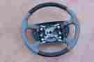 2tone 000000 Ford 99 00 01 02 03 04 Mustang Oem Leather Steering Wheel Grey Black Gt V6