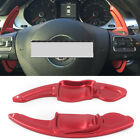 Hukyu-2050yfa056 2x Red Steering Wheel Dsg Paddle Extension Shift For Vw Golf Jetta Gti R Mk5 Mk6