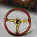 3-sw-111-4852-b 3-spok Hdc Autosports 345mm 6 Hole Classic Wood Grain Deep Dish Gold Steering Wheel Universal 2