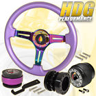 300zx Wheelcombo-5465-809-i9 Hdg Performance Fits 90-96 Koreisha Black Nc Steering Wheel Adapter Hub Quick Release