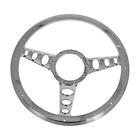 30445 Billet Specialties Spec Steering Wheel Outlaw Aluminum Polished Dia Ea
