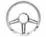30973 Billet Specialties 14 Polished Aluminum Speedway Steering Wheel P N