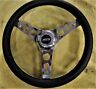 31-5745 Gt Performance Steering Wheel Retro Gasser Leather Black 810668022036
