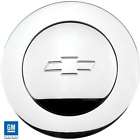 32325 Billet Specialties Polished Bowtie Logo Horn Button 191215067602