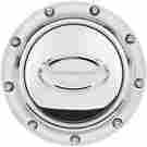 32710 Billet Specialties Polished Logo Rivet Horn Button P N